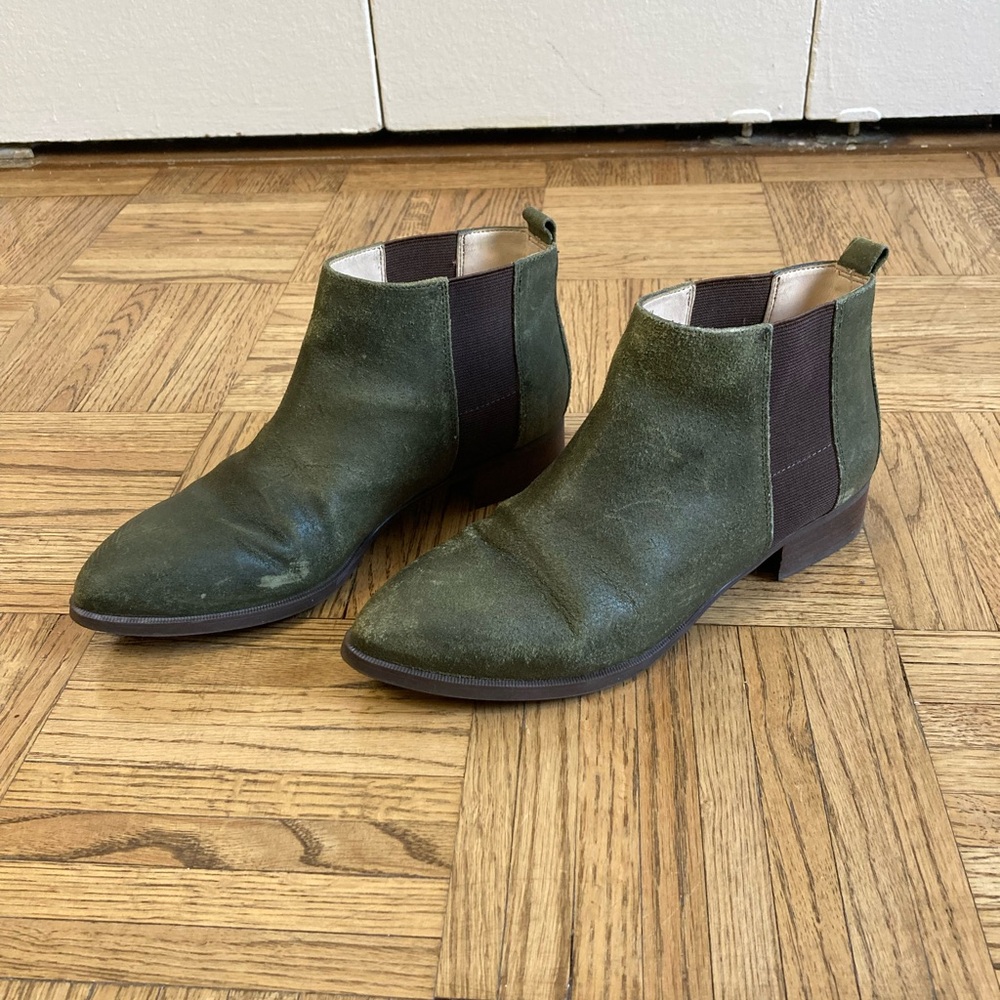 Nine West Olive Green Boots
